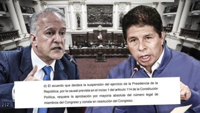 Hernando Guerra apura dictamen sobre suspensión del presidente Castillo (Foto composición. La República)