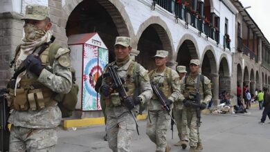 Militares en Huamanga Ayacucho