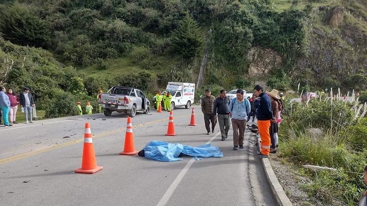 Accidente de transito en Bambamarca - Hualgayoc.