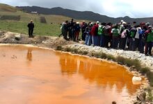 Contaminación en Hualgayoc. Foto septiembre 2016.