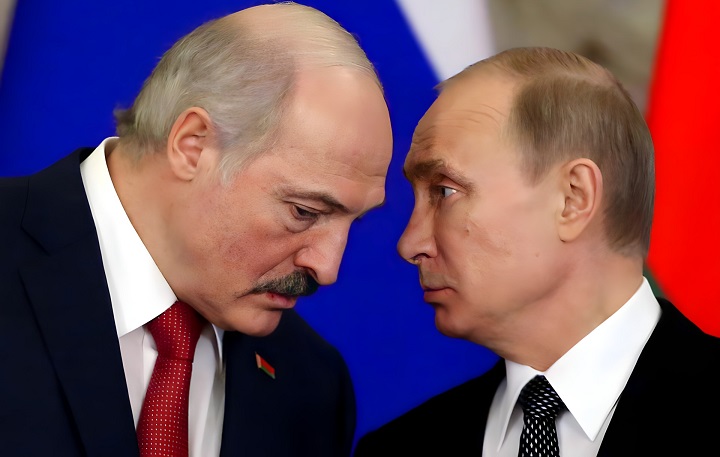 Aleksander Lukaszenka i Wladimir Putin.