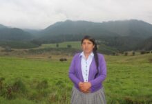 Defensora Elita Yopla Herrera, exposición Porcon Cajamarca 28 de noviembre 2023. Foto: Diario Perú.