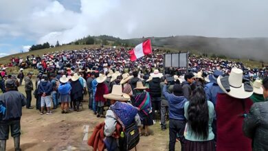 Campesinos agricultores rechazan a Colpayoc. Foto. Diario Perú.