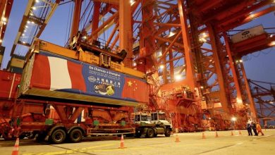 Contenedor con destino a China