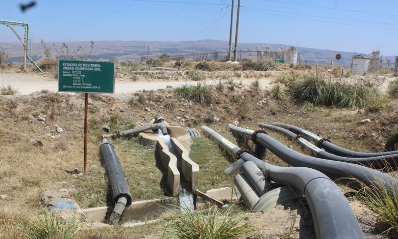 Agua por bombeo Yanacocha