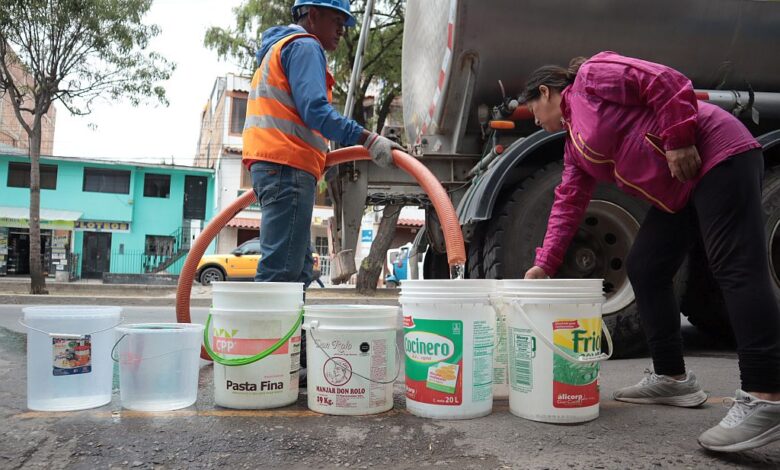 Escasez de agua en Cajamarca