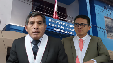 Fiscal Abilio Ecobar Quispe y el ahora Juez Ramos Tenorio Enver